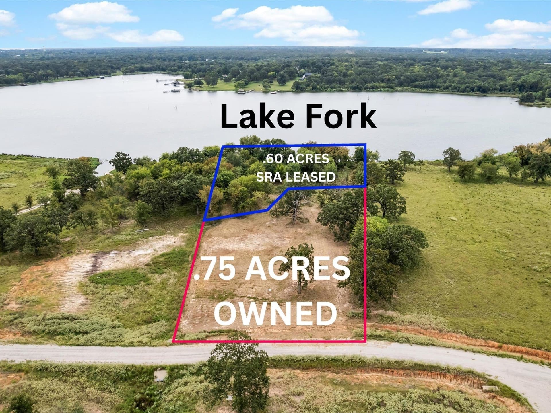 1.35 acres in Rains County