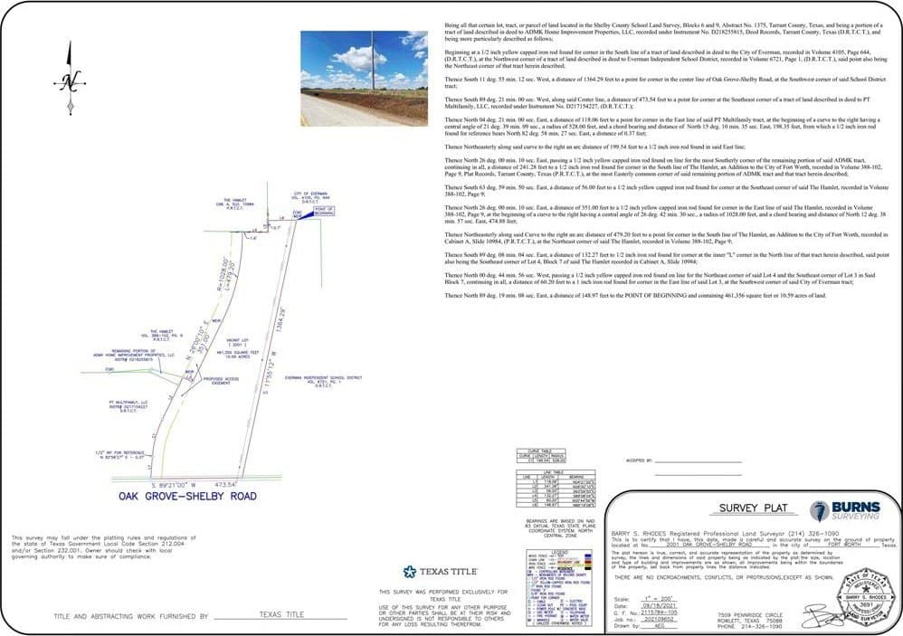 10.14 acres in Tarrant County gallery image 2