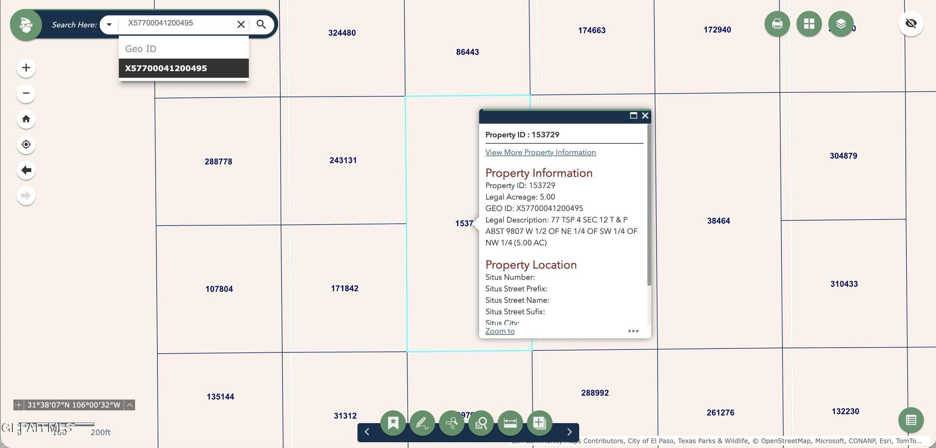 5 acres in El Paso County