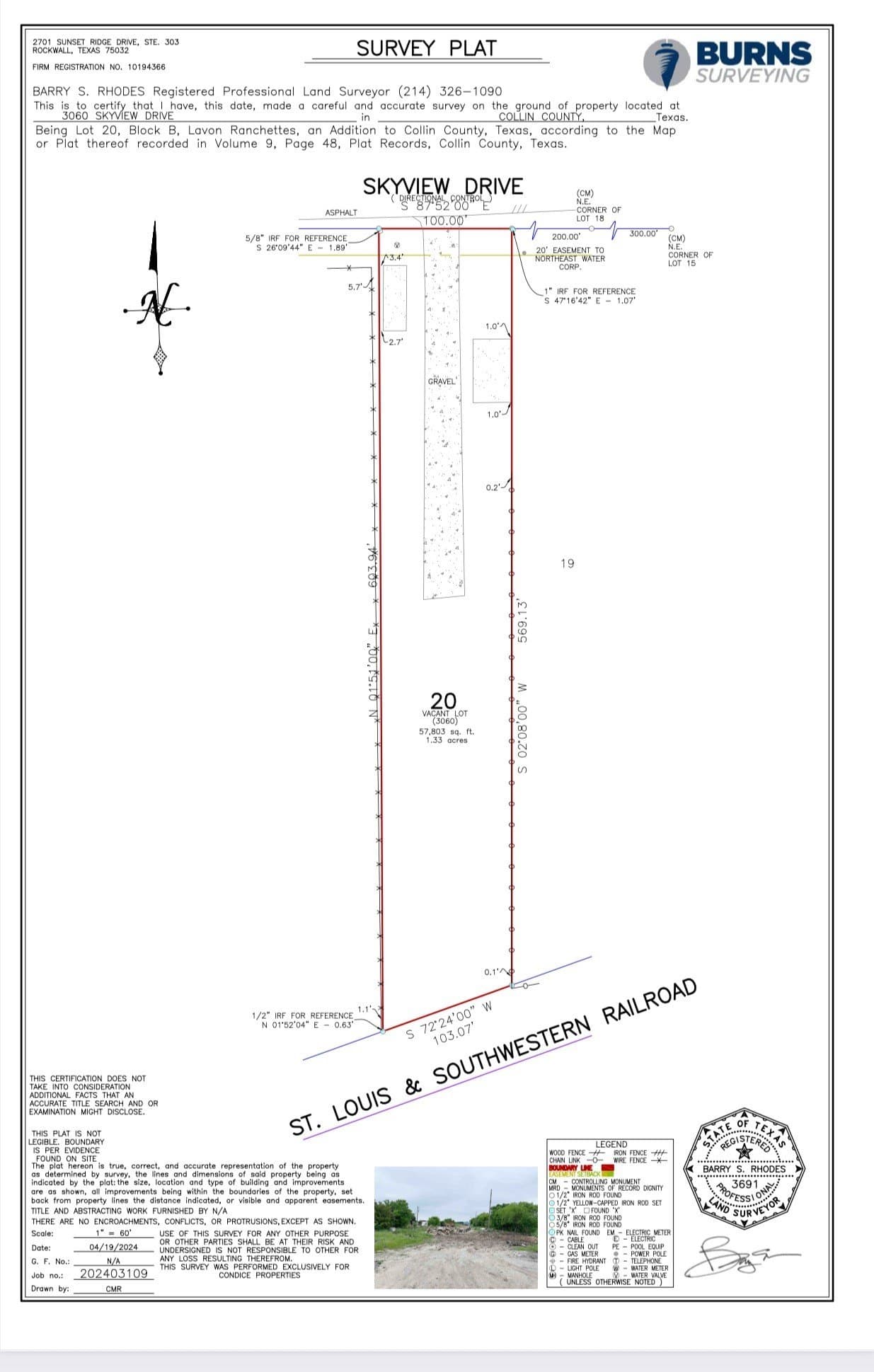 1.35 acres in Collin County