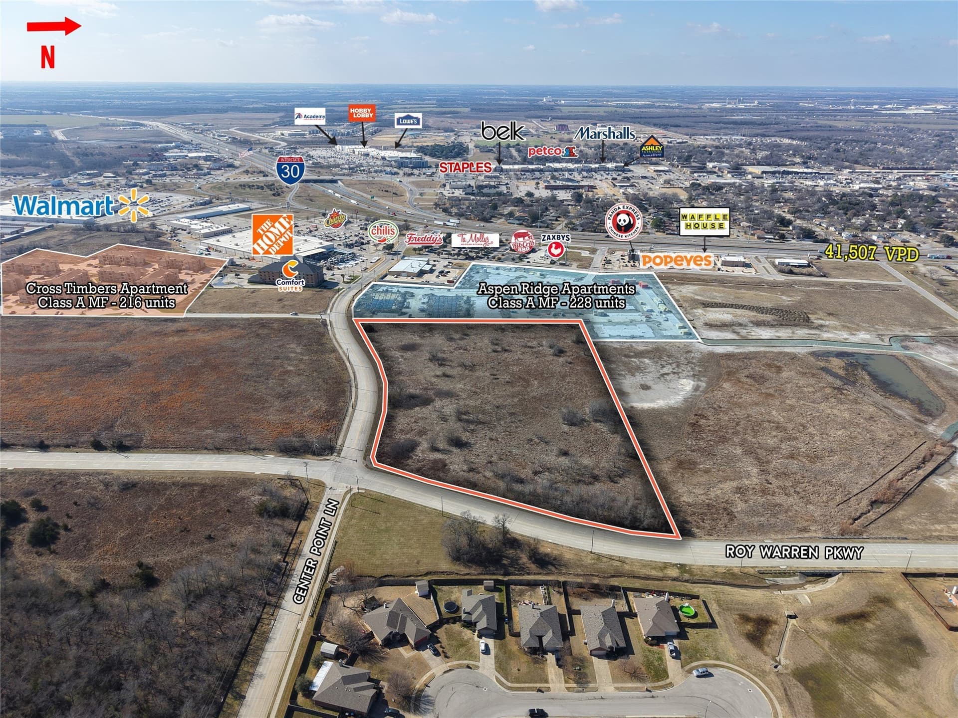 9.24 acres in Hunt County