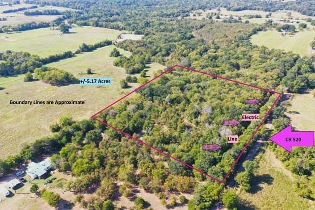 5.17 acres in Freestone County
