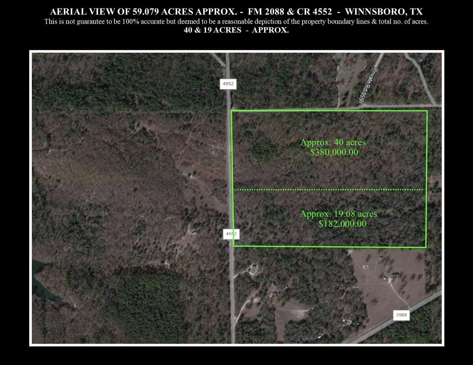 40 acres in Wood County