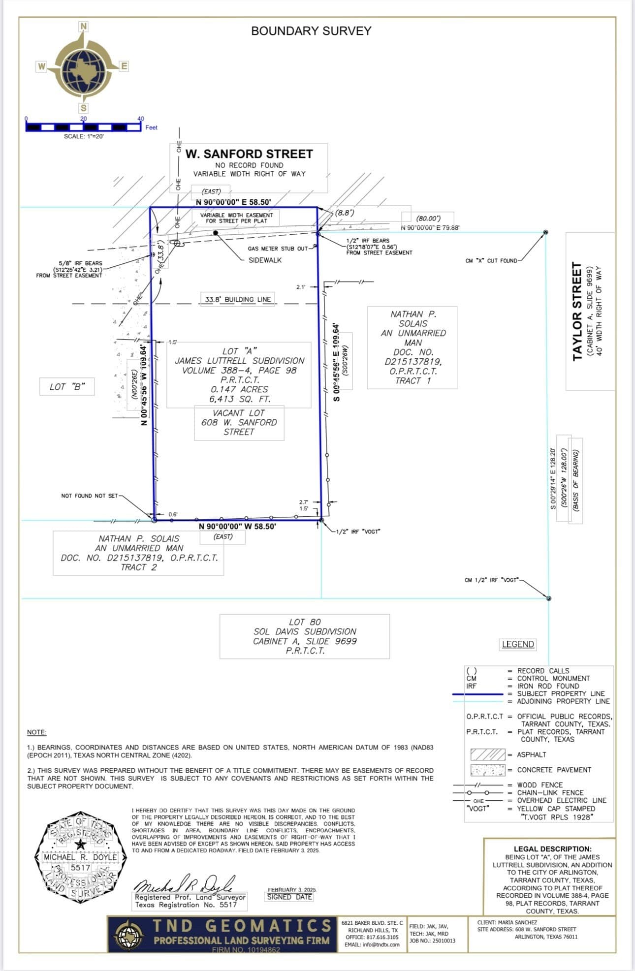 0.15 acres in Tarrant County