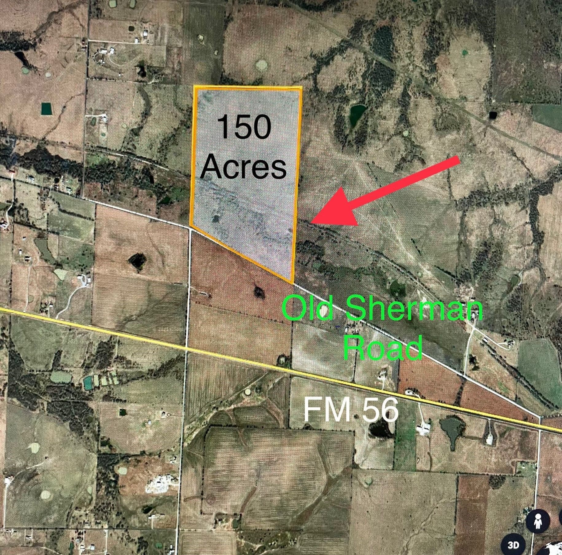 150 acres in Grayson County