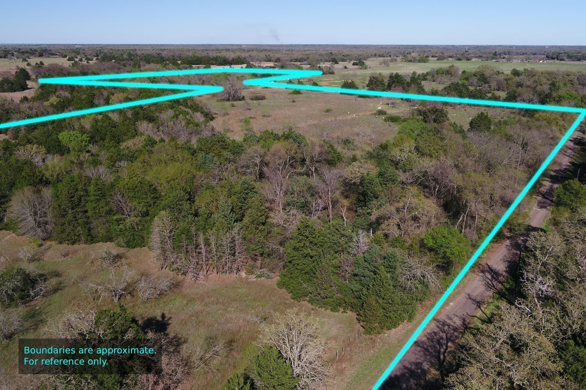 44.16 acres in Freestone County