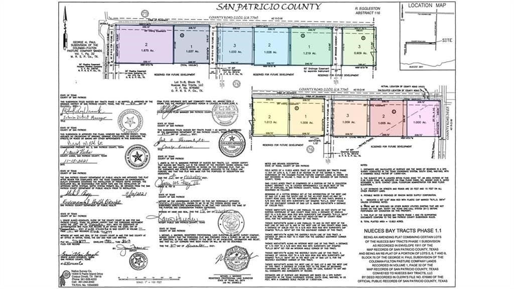 1.01 acres in San Patricio County