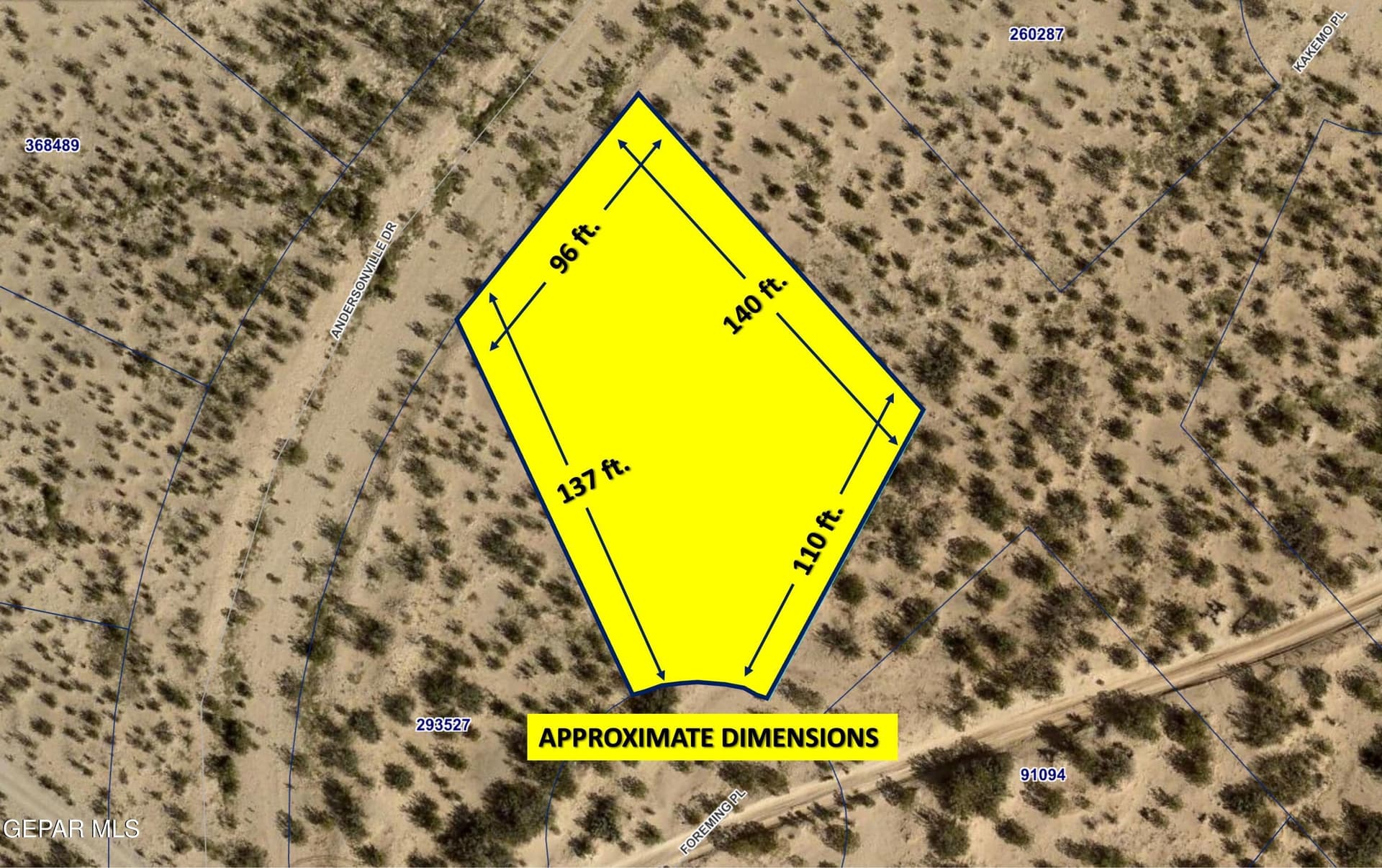 0.4 acres in El Paso County