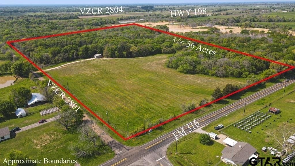 56.08 acres in Van Zandt County