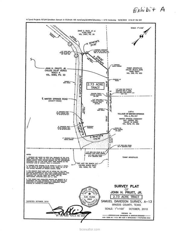 2.73 acres in Brazos County