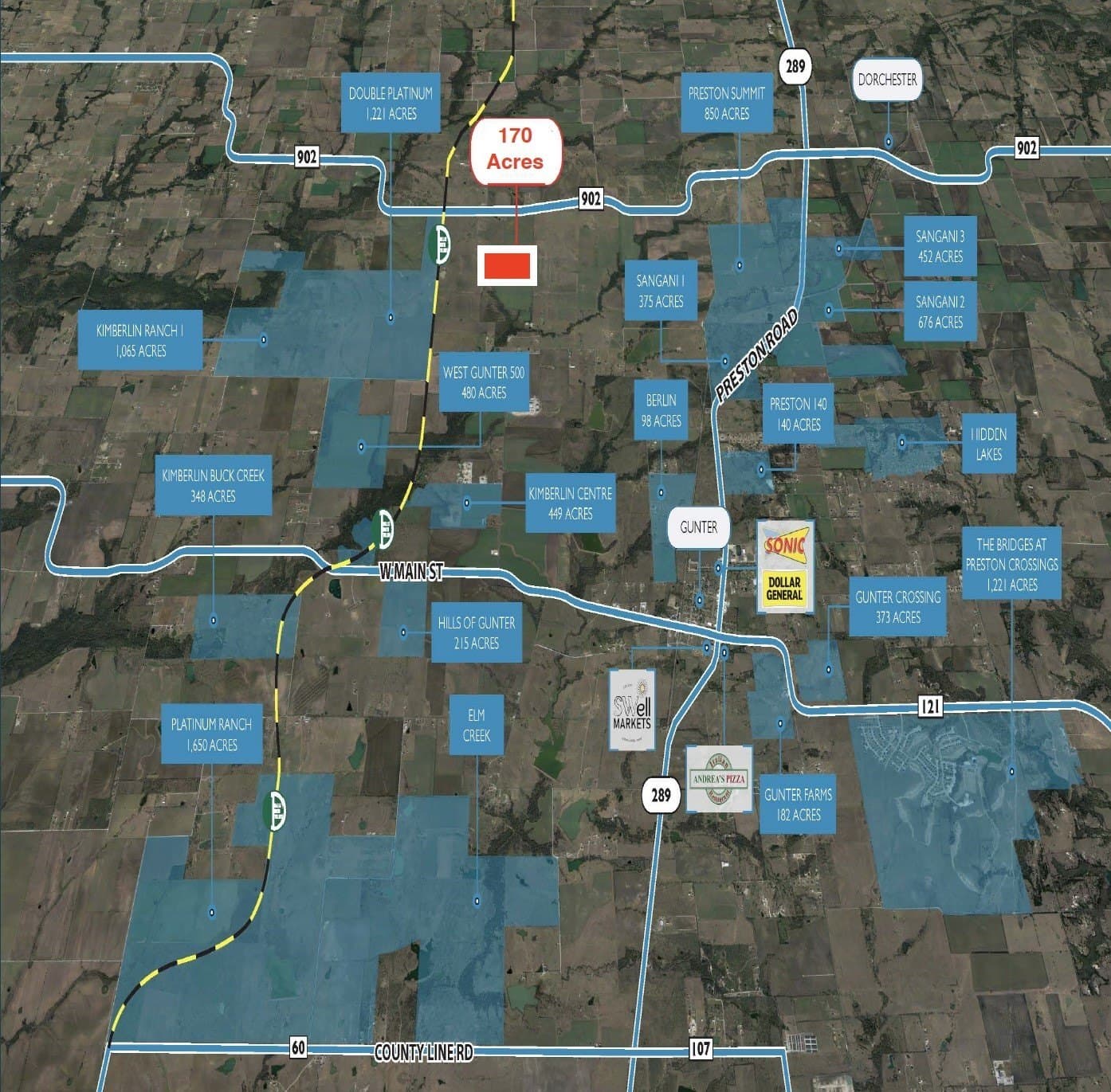 170 acres in Grayson County