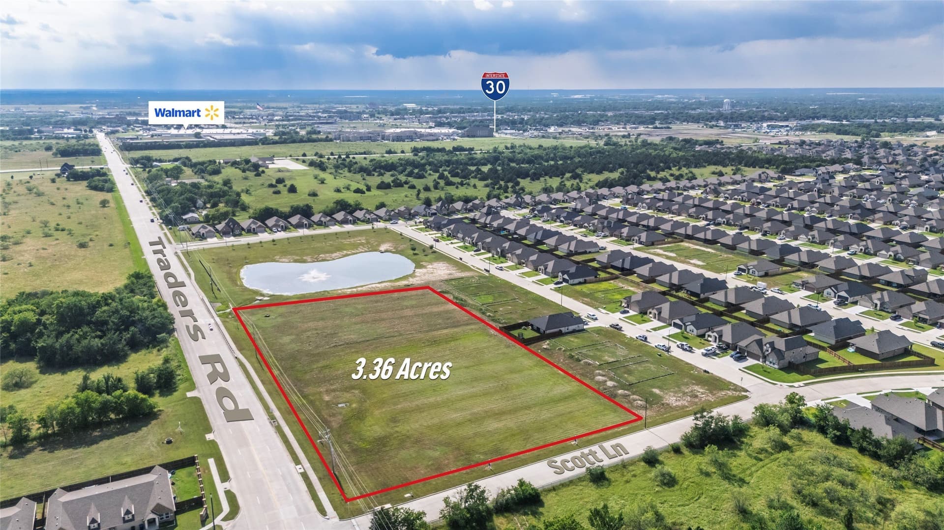 3.36 acres in Hunt County