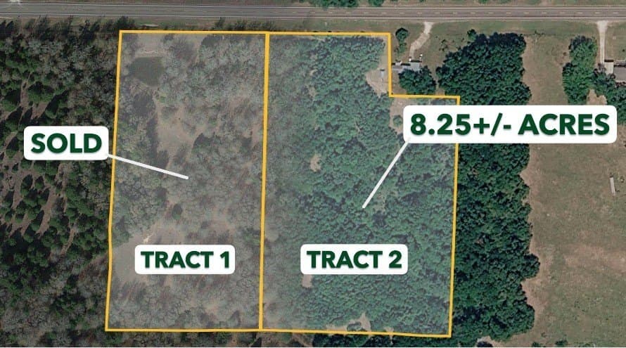 8.25 acres in Freestone County