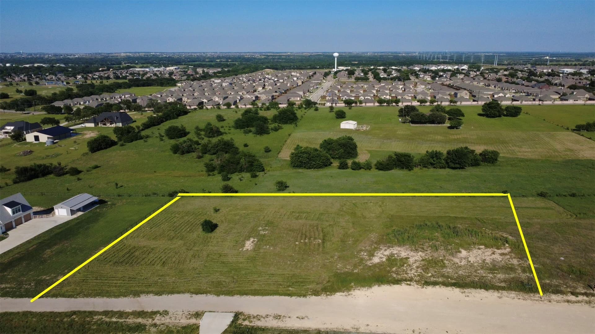 2 acres in Denton County