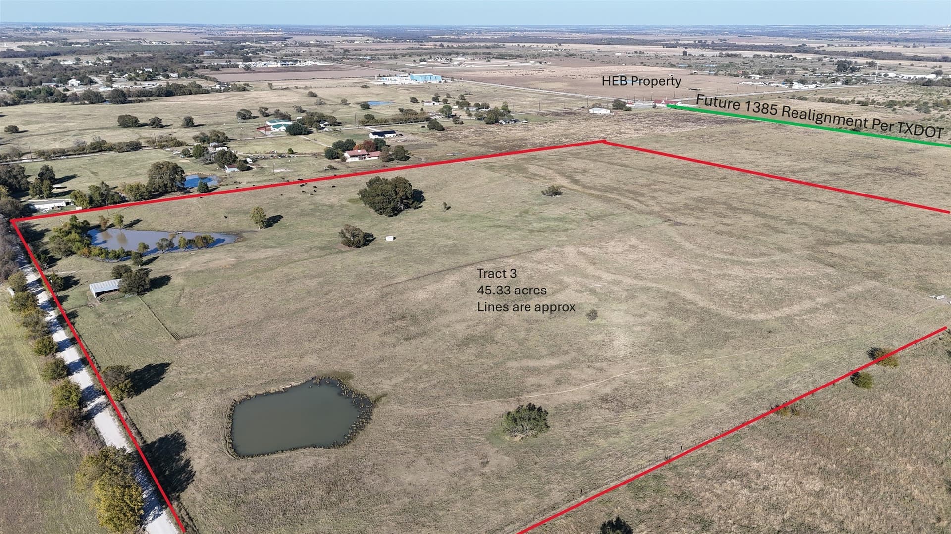 45.33 acres in Denton County