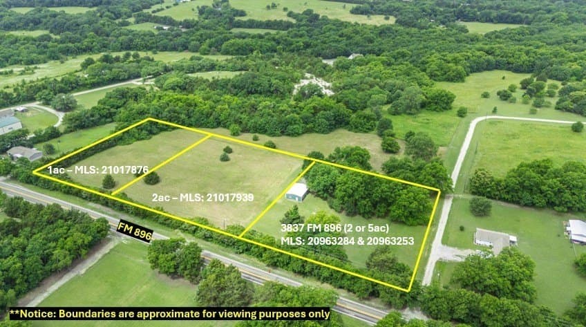 2 acres in Fannin County