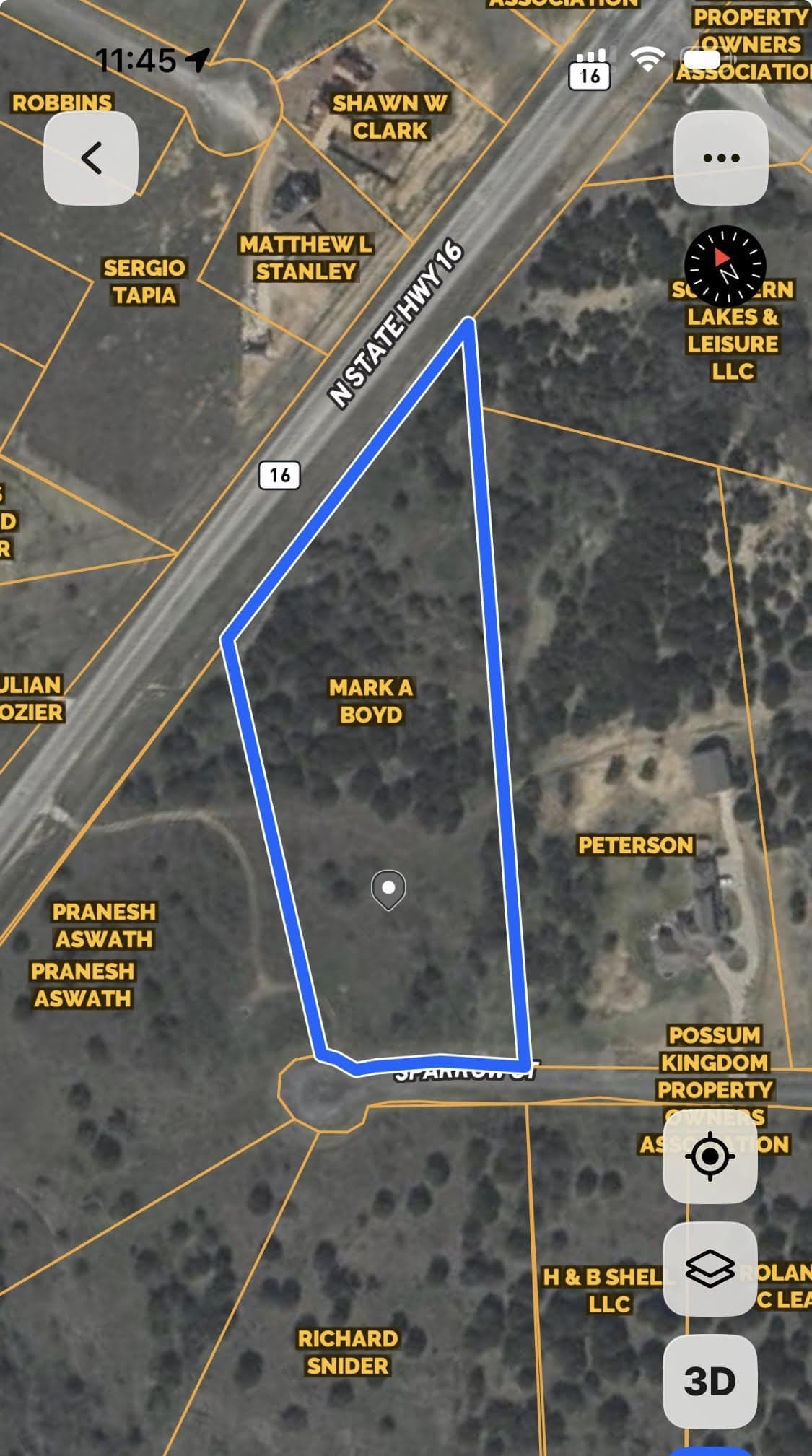5.25 acres in Palo Pinto County