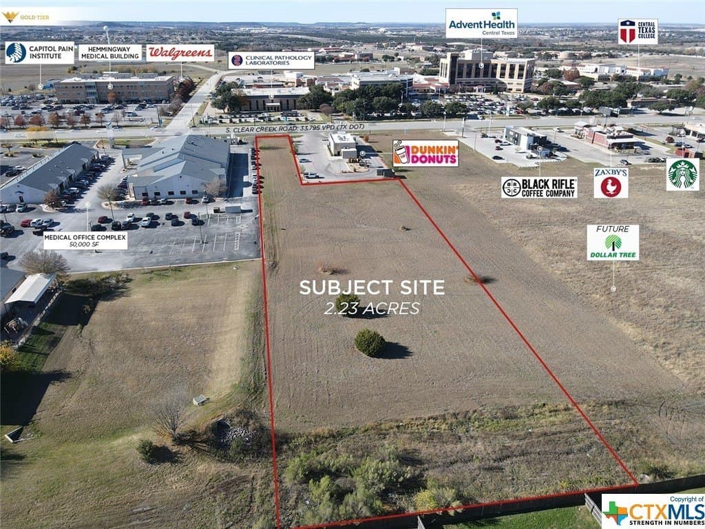 2.23 acres in Bell County