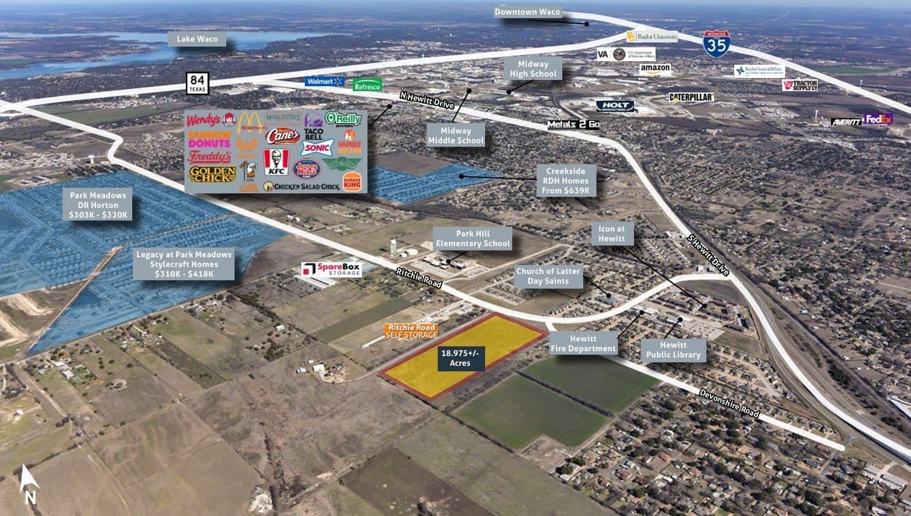 18.98 acres in McLennan County