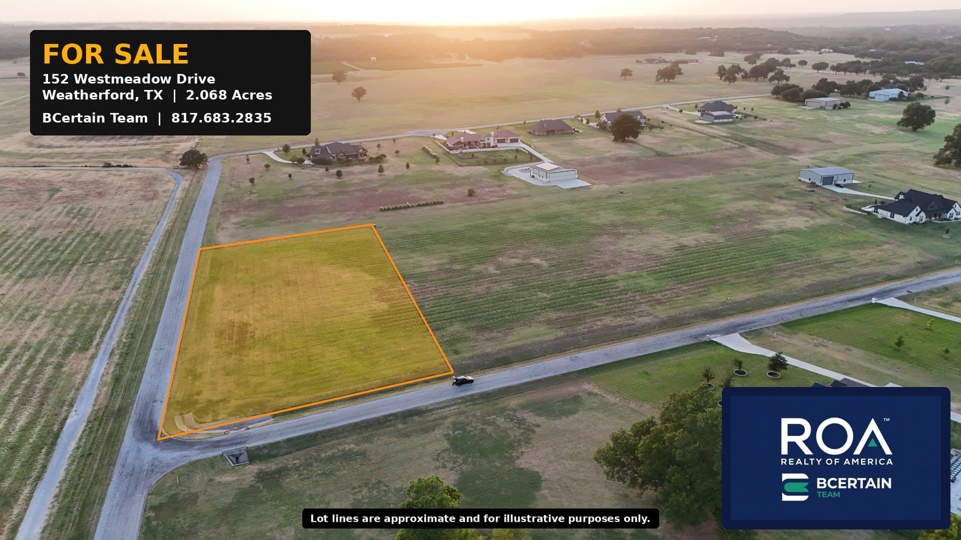 2.07 acres in Parker County