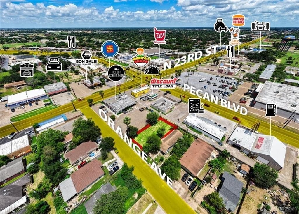 0.13 acres in Hidalgo County