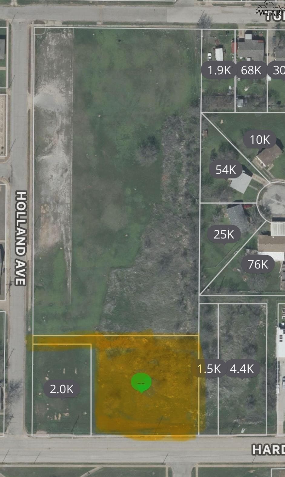 0.85 acres in Wichita County