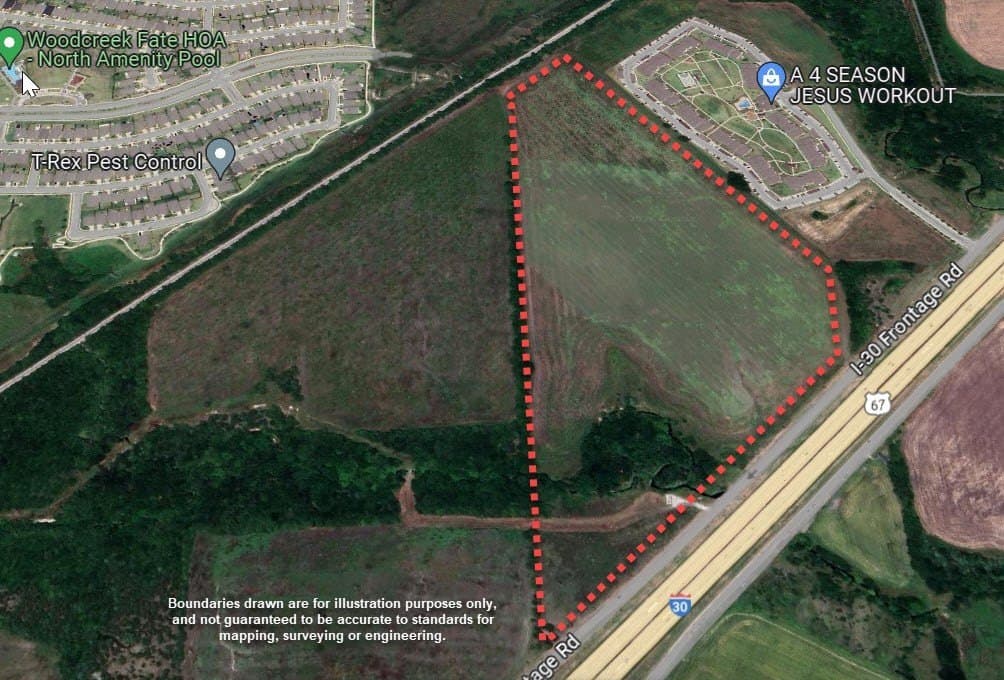 58.98 acres in Rockwall County