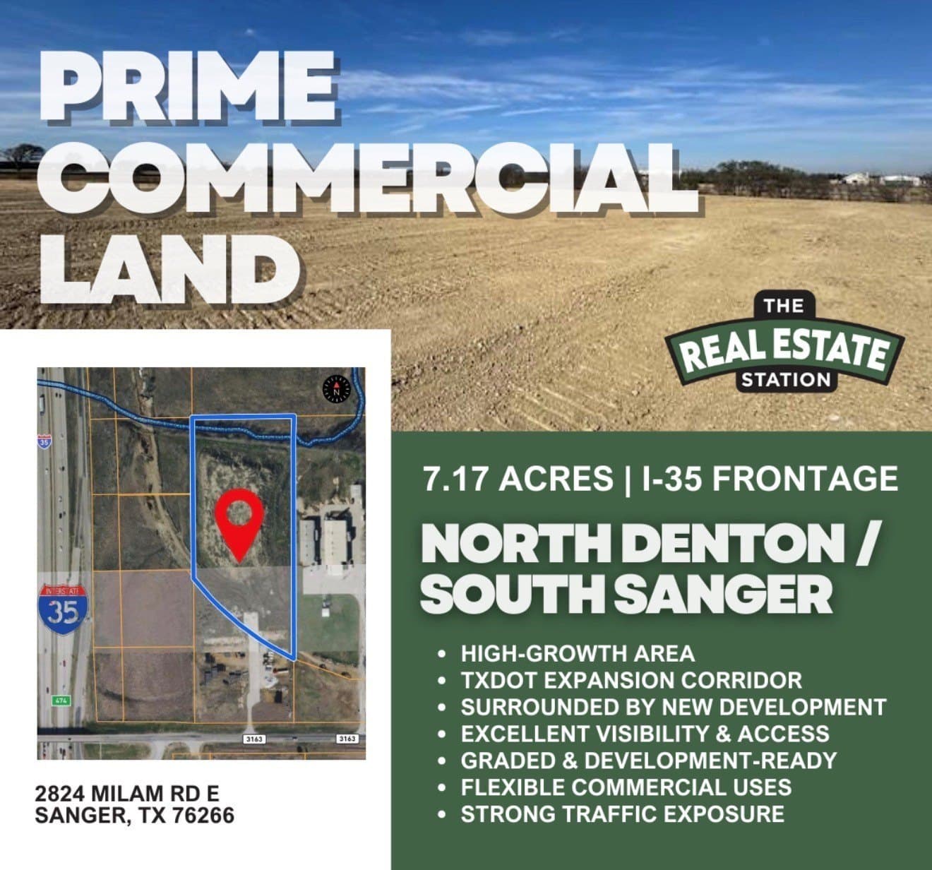 7.17 acres in Denton County