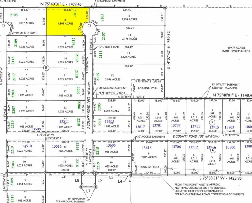 1.81 acres in Midland County