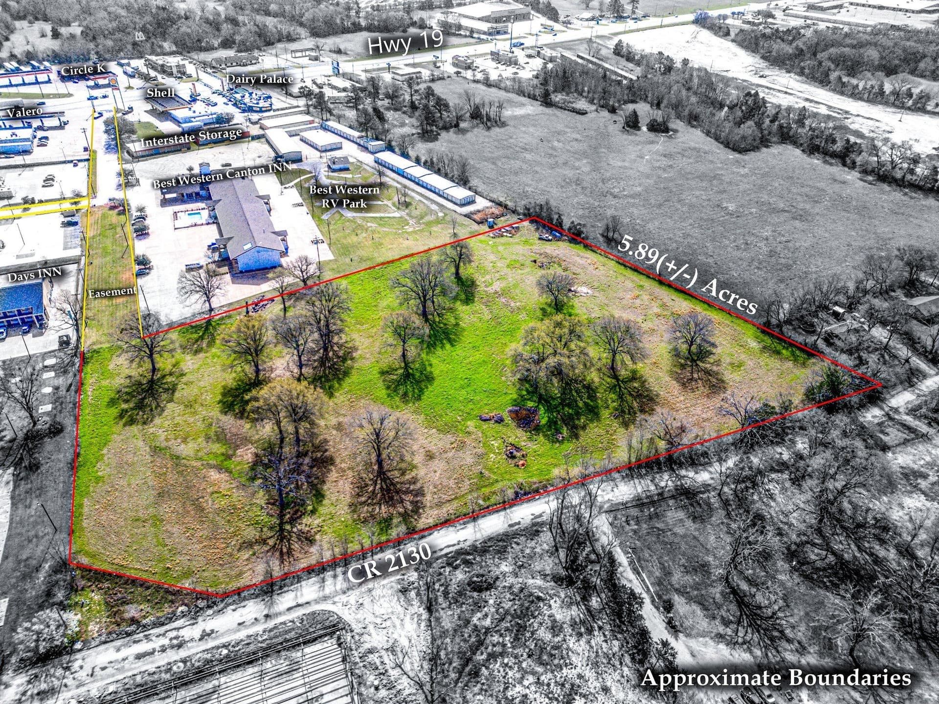 5.89 acres in Van Zandt County