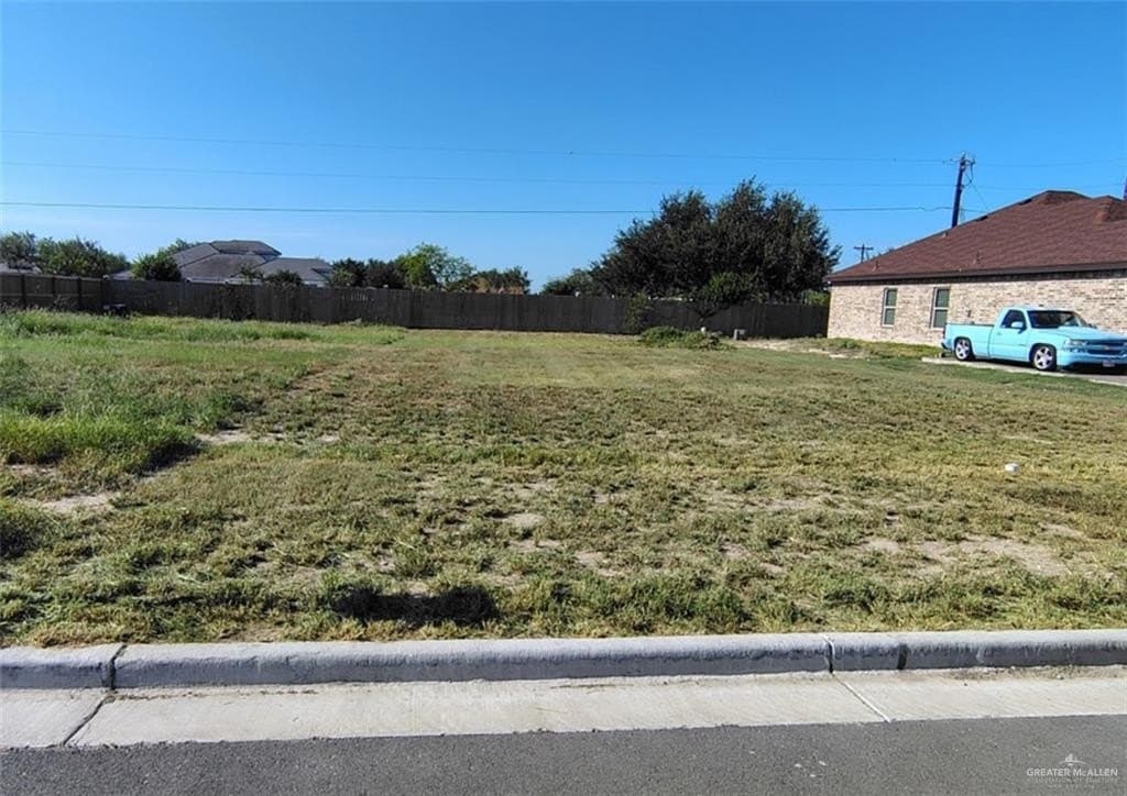 0.13 acres in Hidalgo County