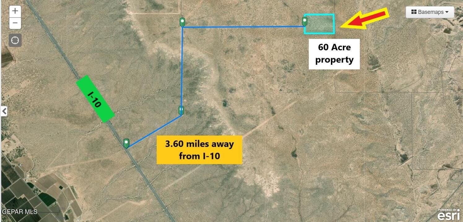 60 acres in El Paso County