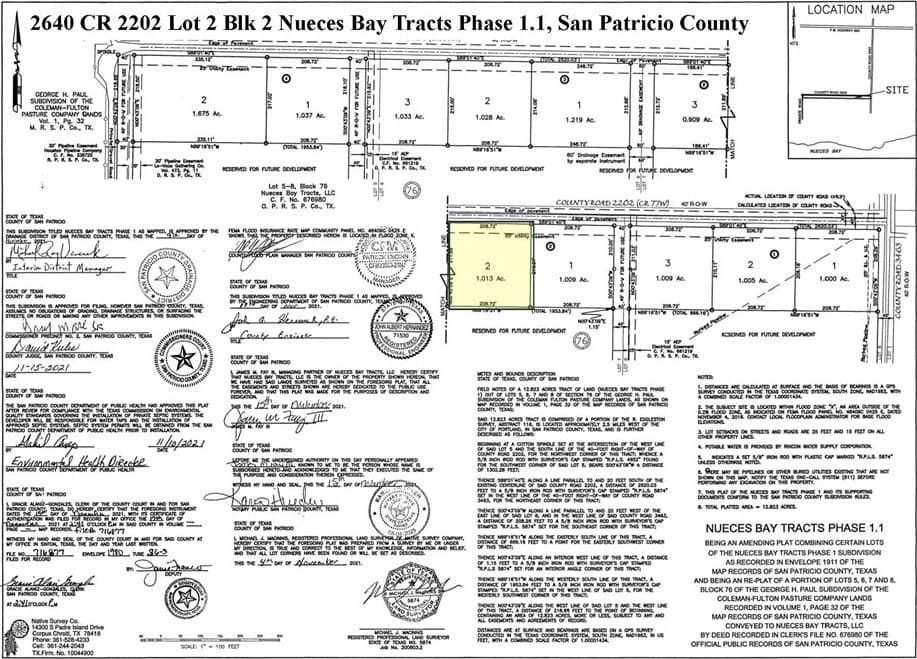 1.01 acres in San Patricio County
