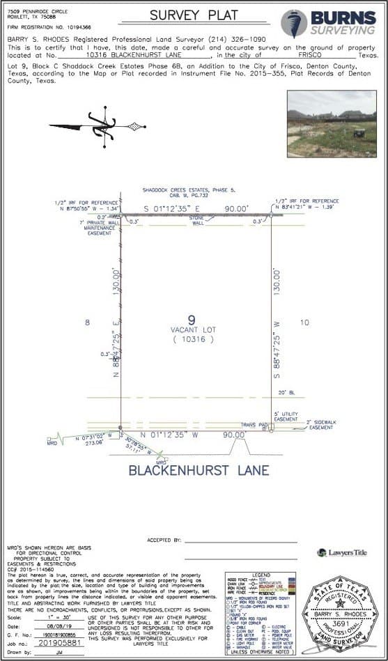 0.27 acres in Denton County