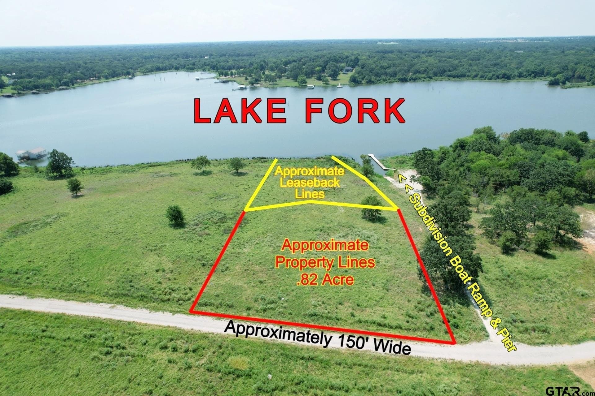0.82 acres in Rains County