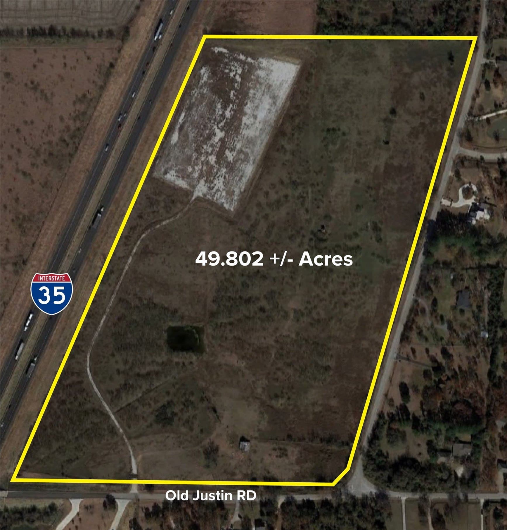 49.8 acres in Denton County