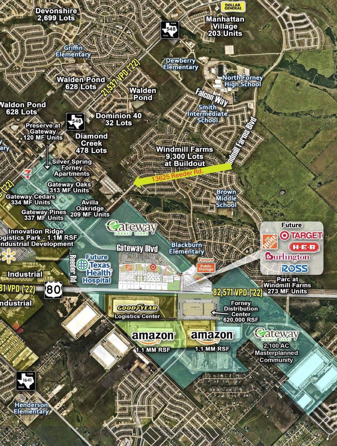 1.38 acres in Kaufman County