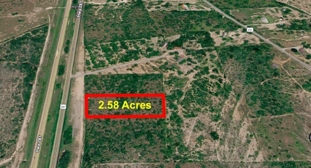 2.58 acres in Jim Wells County
