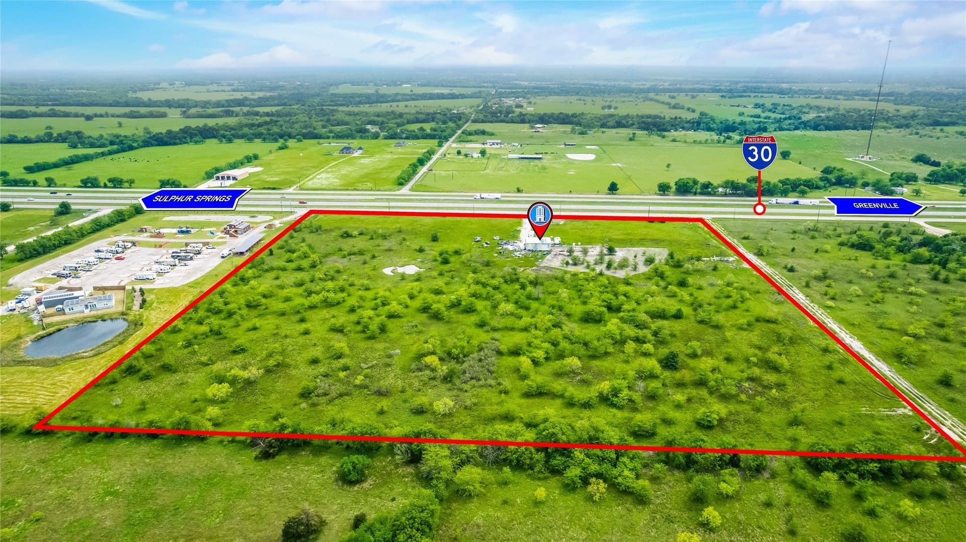 20 acres in Hunt County