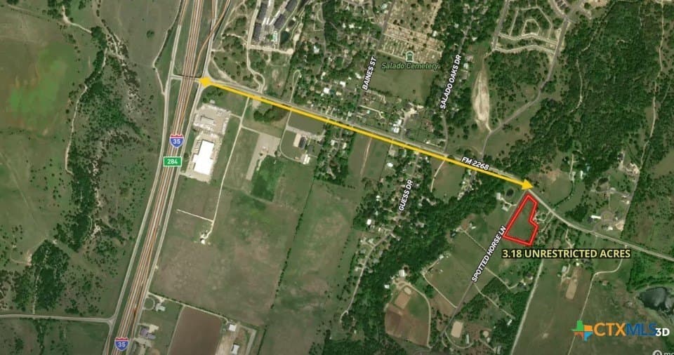 3.18 acres in Bell County