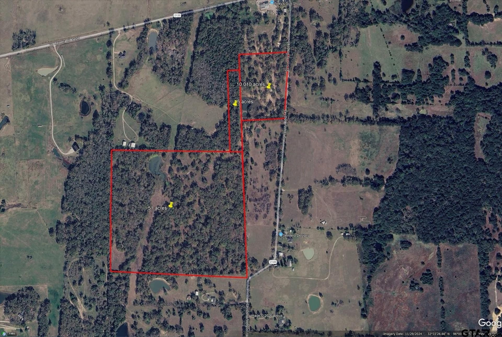 61.4 acres in Van Zandt County