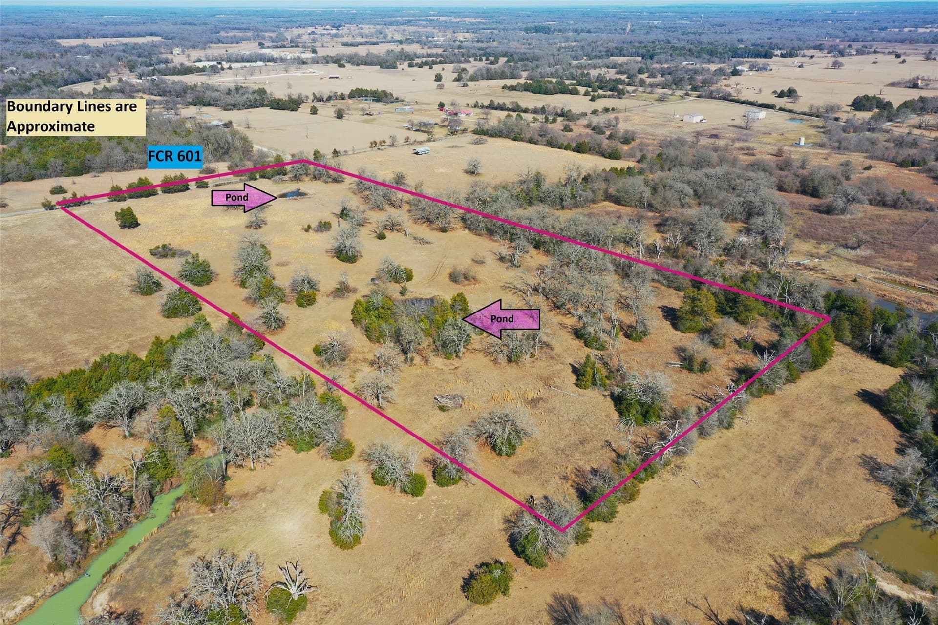 14.4 acres in Freestone County