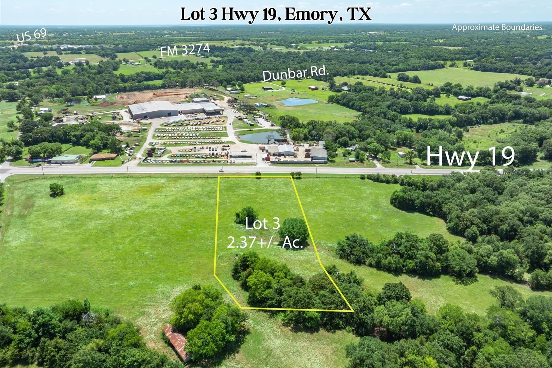 2.37 acres in Rains County