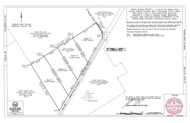 10 acres in McLennan County