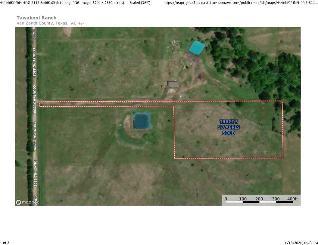 5.7 acres in Van Zandt County