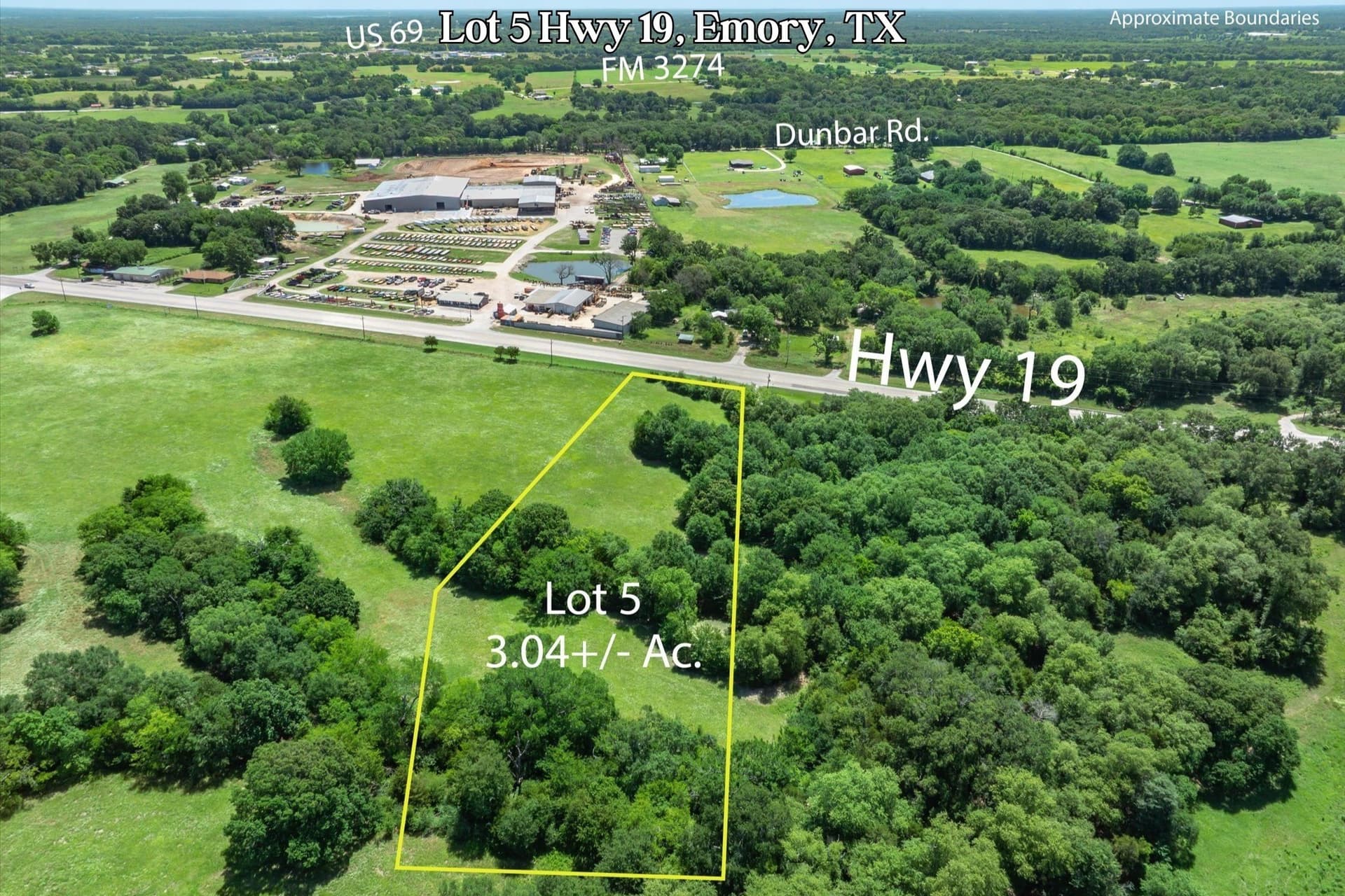 3.04 acres in Rains County