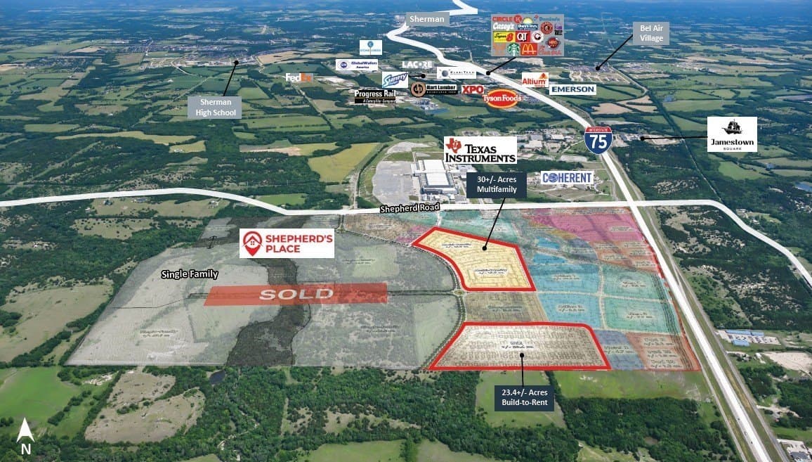 53.4 acres in Grayson County