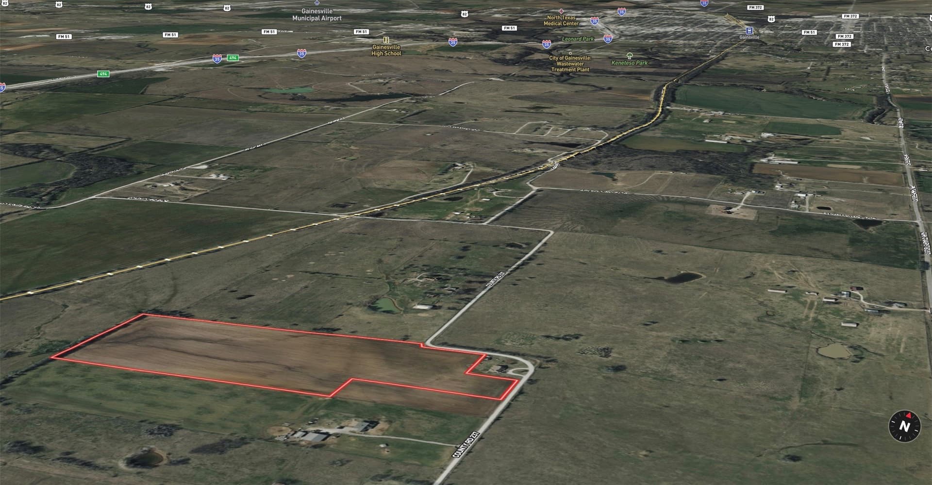 25 acres in Cooke County