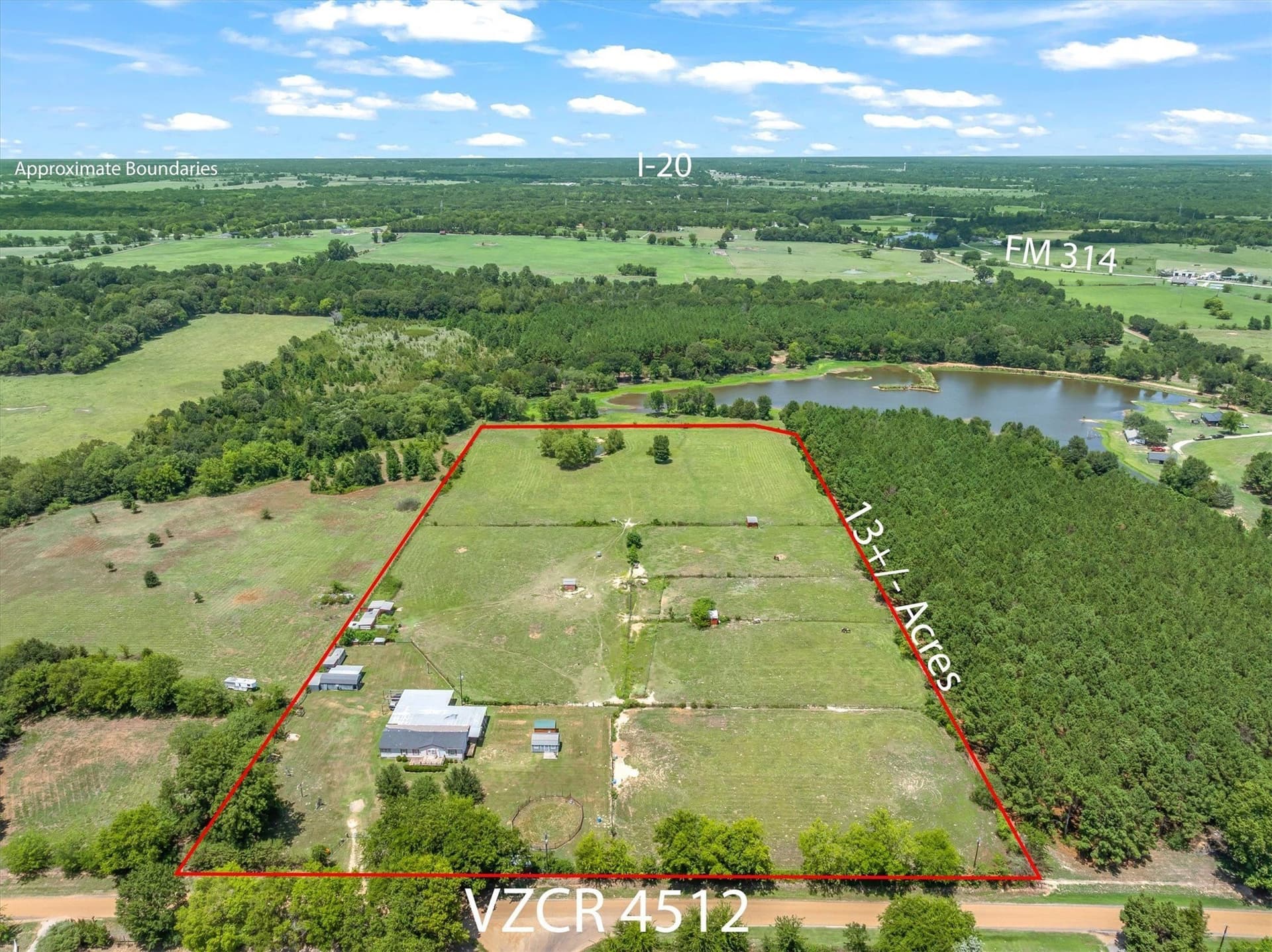 13.12 acres in Van Zandt County