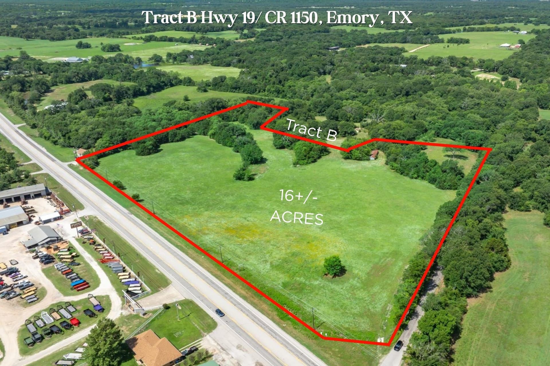 16.2 acres in Rains County